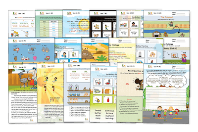 Example pages from the online ESL curriculum ESL Paths to Fluency