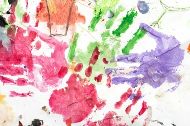 Children, handprints