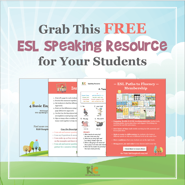 free, esl, speaking, resource, students