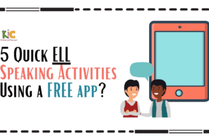 5 quick speaking activities using a free app.