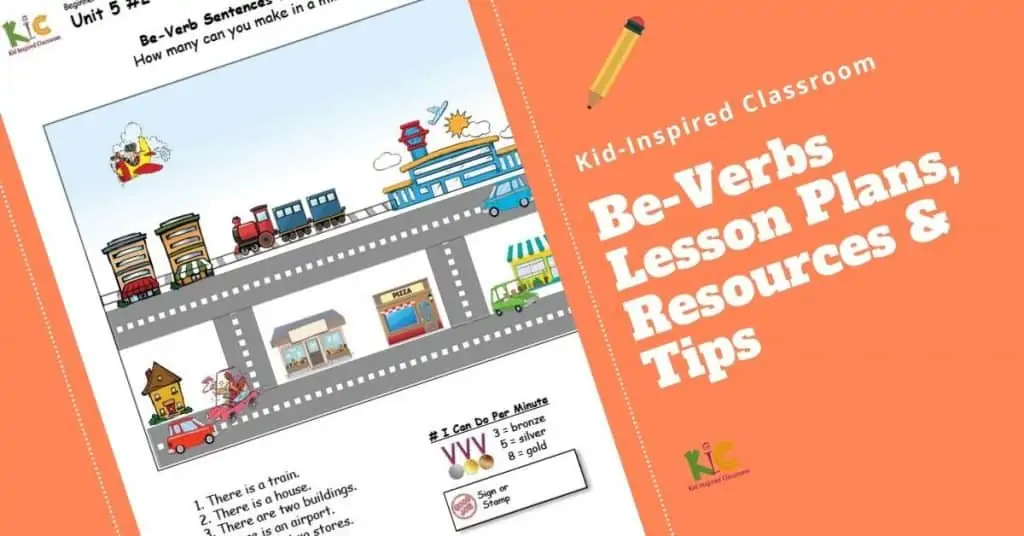 Be Verbs Worksheets & Tips for Teaching ELLs