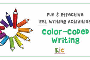 Fun and Effective ESL Writing Activity Color Coded Writing (Landscape)