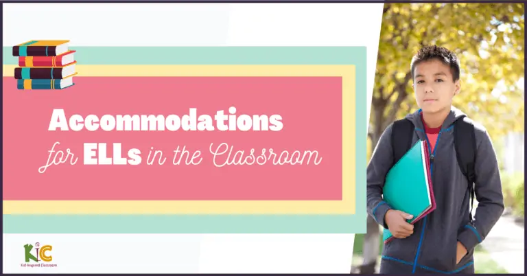 Accommodations for ELLs in the classroom.