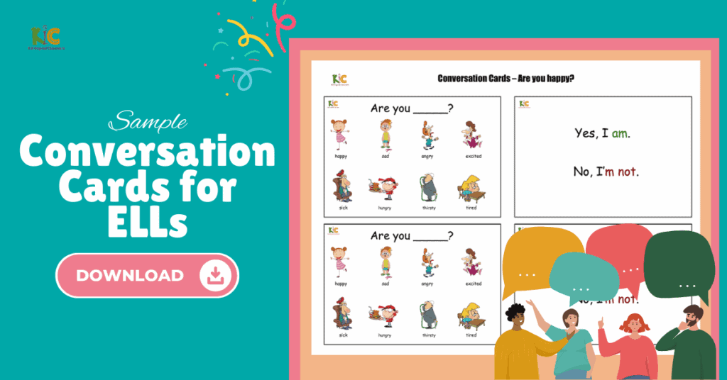 Conversation Cards for ELLs – PDF Download